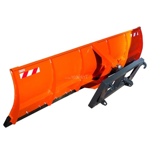 Pług do Śniegu Prosty 4Farmer ASM250 cm – Z Regulacją Kąta i Euroramką TUR