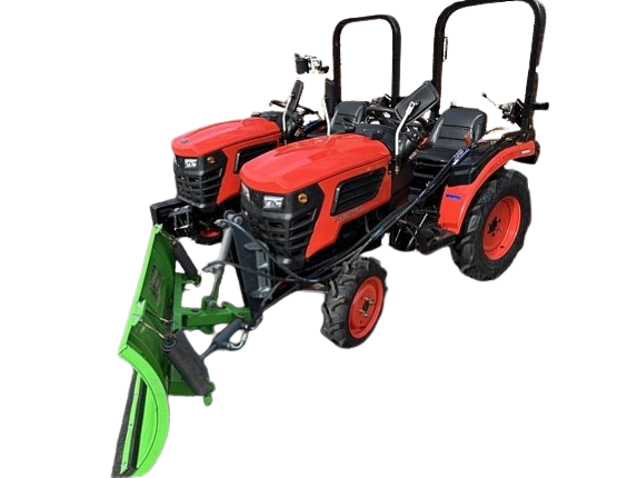 Crona CR254 + Pług CR26 – Ciągnik 25 KM 4x4 z Homologacją i Pługiem Hydraulicznym 160 cm