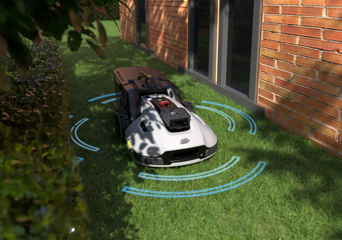 Robot koszący Mammotion YUKA 3000 radzi sobie w trudnym terenie i pod drzewami