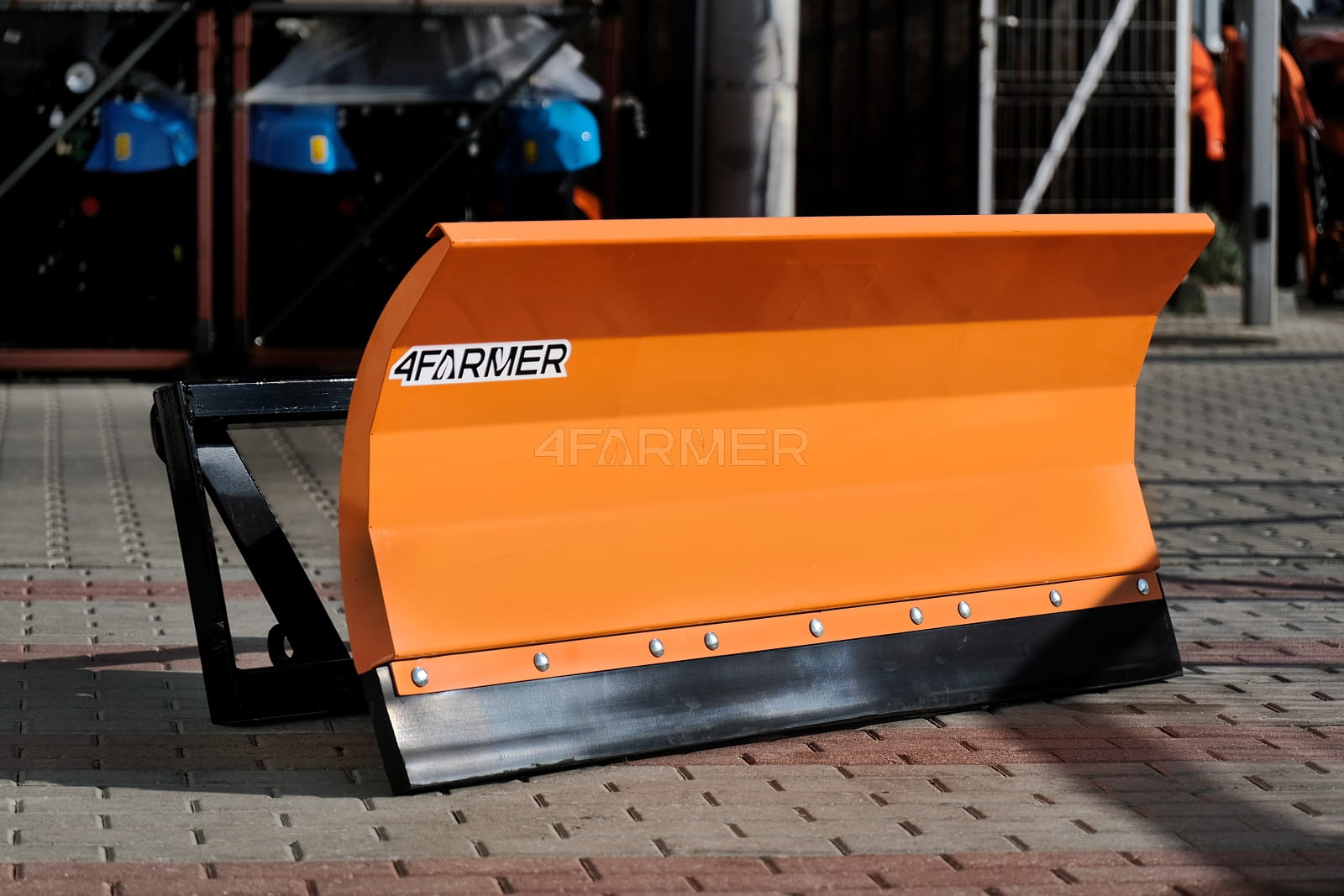 Mechanizm manualnego skrętu pługu do śniegu 4Farmer ASM300