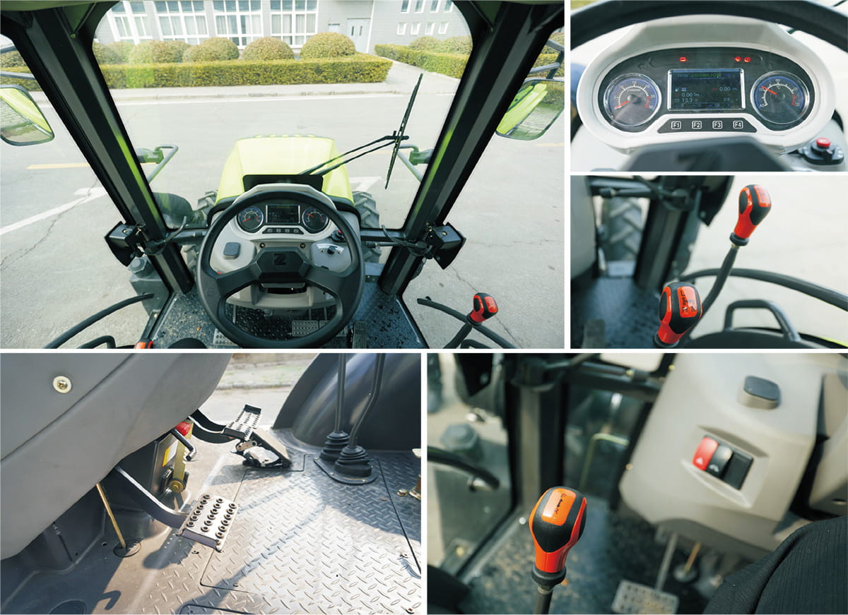 Wnętrze kabiny Zoomlion RK754